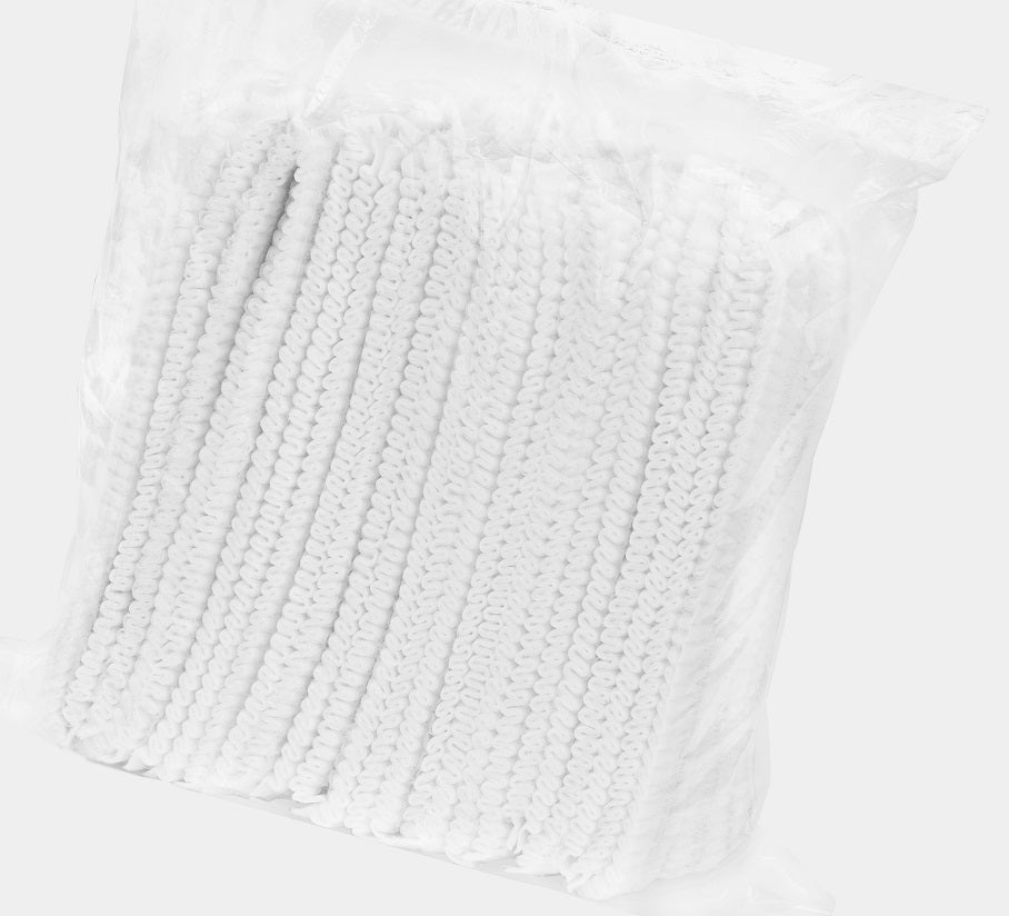 beauty caps 21" 10gsm pp non woven white 100pce