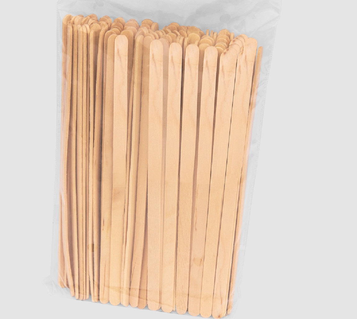 brow beaters 100pcs wooden waxing spatulas